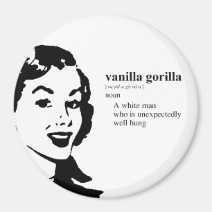 VANILLE-GORILLA MAGNET