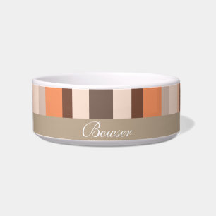 Vanille-Melone-Streifen Napf