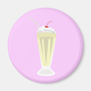 Vanille-Milchshake-Magnet Magnet