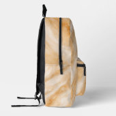 Vanille-Milchshake-Marmor-Textur Bedruckter Rucksack (Links)