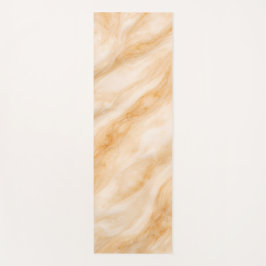 Vanille-Milchshake-Marmor-Textur Yogamatte