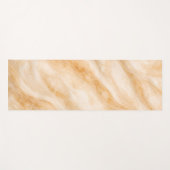 Vanille-Milchshake-Marmor-Textur Yogamatte (Vorderseite (Horizontal))