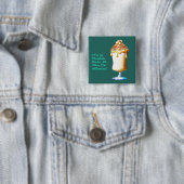 Vanille-Milchshake-Phosphatbinder-Knopf Button (Beispiel)