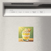Vanille-Pudding und Schlagsahne-Parfait Magnet (In Situ (Geschirrspüler))