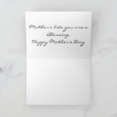 Vanille-Rose der Mutter Karte (Innenseite)