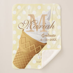 Vanille-Soft-Eiscreme-Kegel Sherpadecke