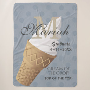 Vanille-Soft-Eiscreme-Waffel Sherpadecke