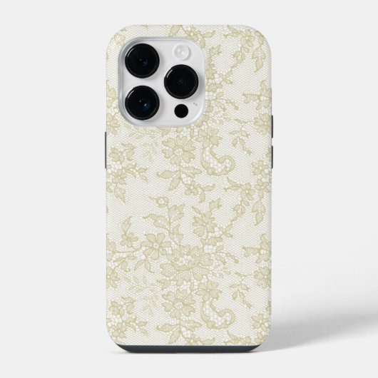Vanille-Spitze iPhone Hülle (Rückseite)
