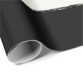 Vanille-u. Schwarz-rauer Geschenkpapier (Rolleneckpunkt)