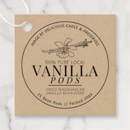 Vanillebohnen Blume Bohnen zeichnend Mono-Produkt Geschenkanhänger