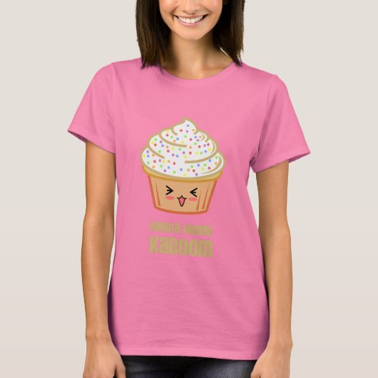 Vanillecreme kaboom T-Shirt (Vorderseite)