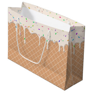 Vanilleeis-Schmelz-Party Große Geschenktüte