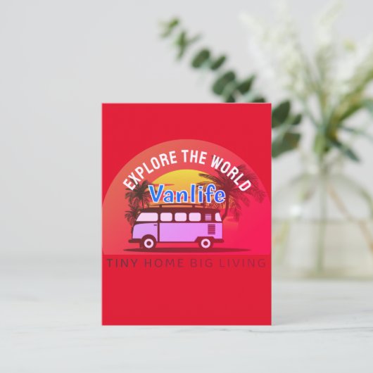 Vanilleleben Postkarte (Stehend Vorderseite)