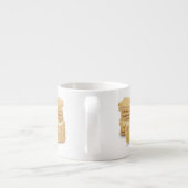 Vanillepudding-Creme-Stapel-Spezialitäts-Tasse Espressotasse (Rückseite)