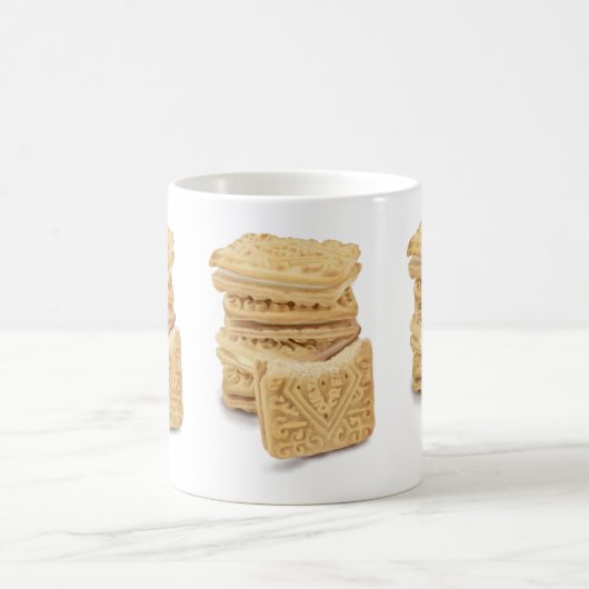 Vanillepudding-Creme-Stapel-Tasse Kaffeetasse (Mittel)