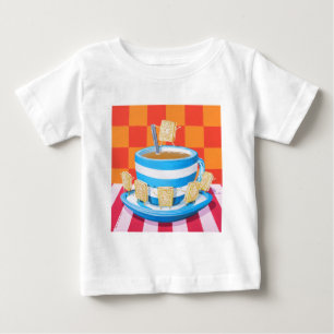 Vanillepudding-Nachmittagstee Baby T-shirt