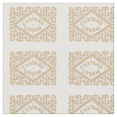 Vanillepuddingsahnekeks Stoff (Nahaufnahme)