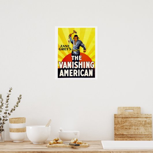 VANISHING AMERICAN POSTER (Küche)