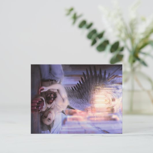 Vanishing Postkarte (Stehend Vorderseite)