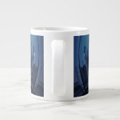 VANISHING VENICE Blue Gothic Gondolas Jumbo-Tasse (Rückseite)