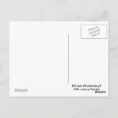 Vanitas Bouquet Postcard Postkarte (Rückseite)