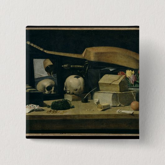 Vanitas Button (Vorderseite)