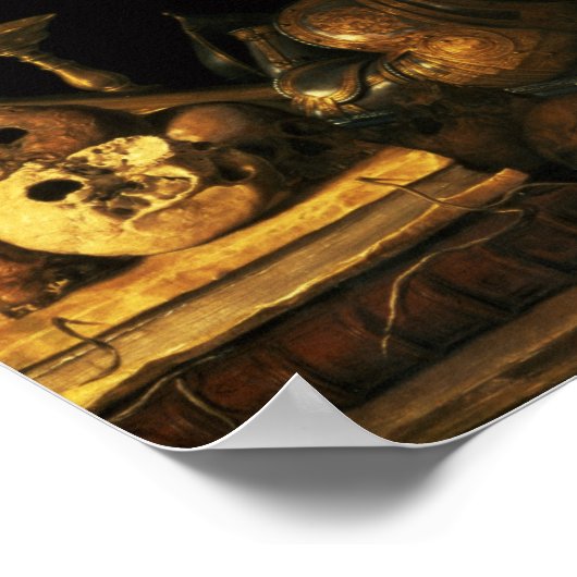 Vanitas, c.1634 poster (Ecke)