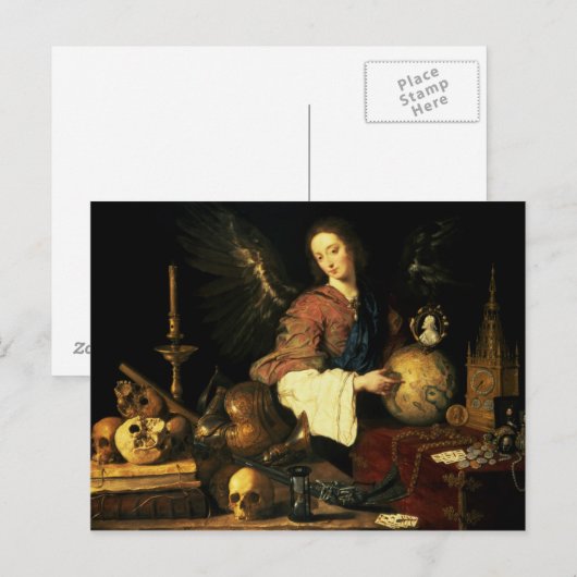 Vanitas, c.1634 postkarte (Vorne/Hinten)