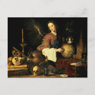 Vanitas, c.1634 postkarte