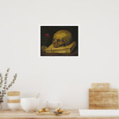Vanitas, c.1644 (Öl auf Leinwand) Poster (Küche)