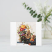 Vanitas - Der Schädel Postkarte (Stehend Vorderseite)