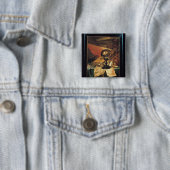 Vanitas mit einem Kristallball Button (Beispiel)
