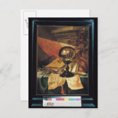 Vanitas mit einem Kristallball Postkarte (Vorne/Hinten)