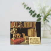 Vanitas mit einem Sundial, c.1626-40 Postkarte (Stehend Vorderseite)