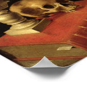 Vanitas mit Sonnenuhr, c.1626-40 Poster (Ecke)