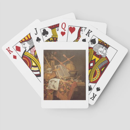 Vanitas (Öl auf Leinwand) Spielkarten (Rückseite)