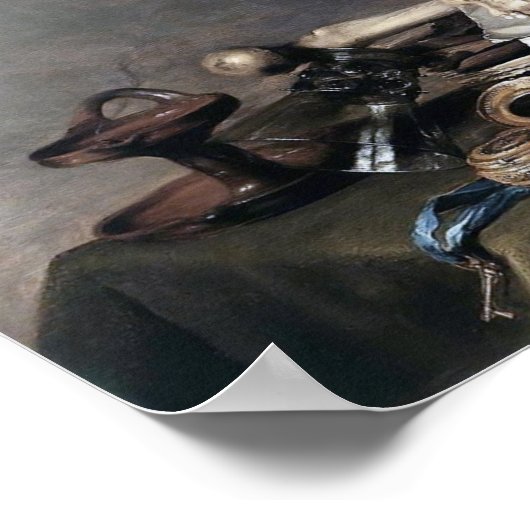 Vanitas, Pieter Claesz Poster (Ecke)