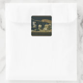 Vanitas Quadratischer Aufkleber (Tasche)