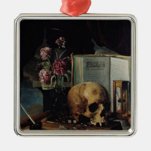 Vanitas Silbernes Ornament
