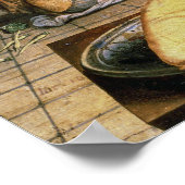 Vanitas still life , 1552 poster (Ecke)