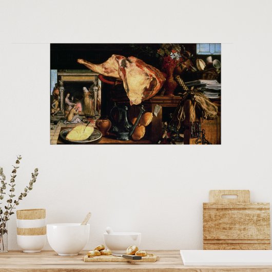 Vanitas still life , 1552 poster (Küche)