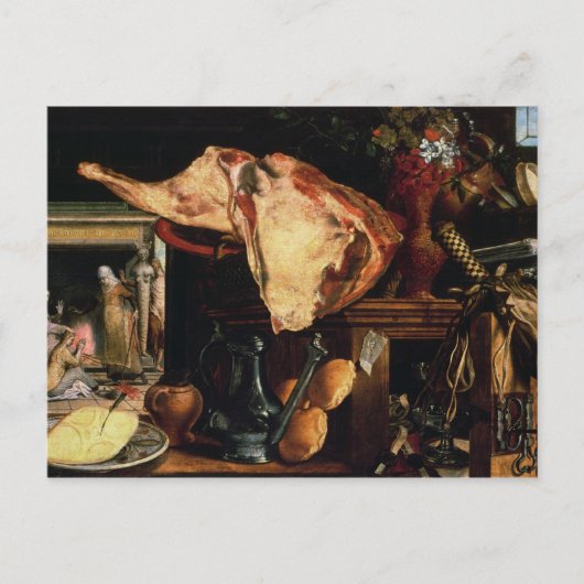 Vanitas still life , 1552 postkarte (Vorderseite)