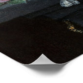 Vanitas Still Life Skull Poster (Ecke)