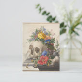 Vanitas Still Life von Herman Henstenburgh Postkarte (Stehend Vorderseite)