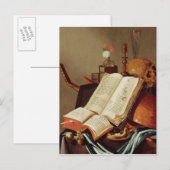 Vanitas Stillleben Postkarte (Vorne/Hinten)