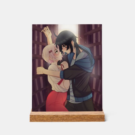 Vanitas und Jeanne Bookstore Standee Acrylschild (Vorderseite)