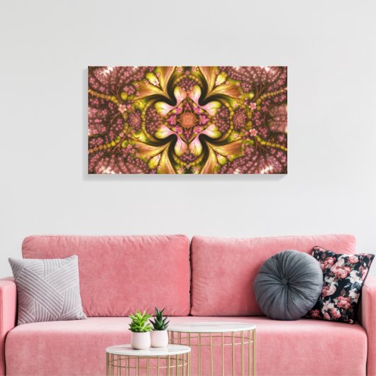 Vanity Canvas Print Leinwanddruck (Insitu (Wohnzimmer))