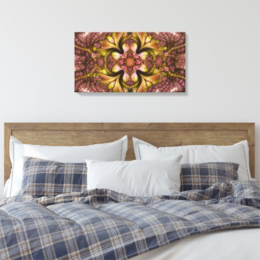 Vanity Canvas Print Leinwanddruck (Insitu (Schlafzimmer))