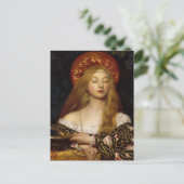 Vanity - Ein mittelalterlicher Mütter Postkarte (Stehend Vorderseite)