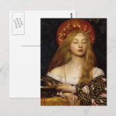 Vanity - Ein mittelalterlicher Mütter Postkarte (Vorne/Hinten)